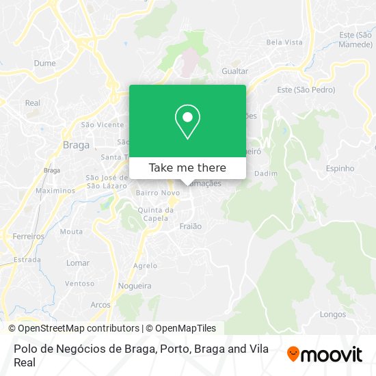 Polo de Negócios de Braga map