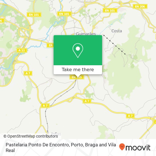 Pastelaria Ponto De Encontro map