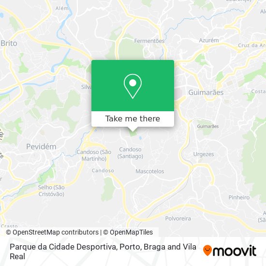 Parque da Cidade Desportiva map