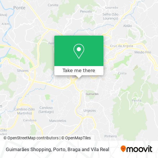 Guimarães Shopping map