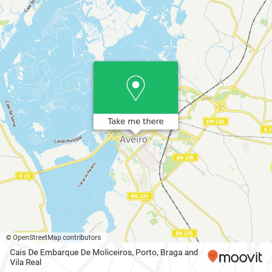 Cais De Embarque De Moliceiros map