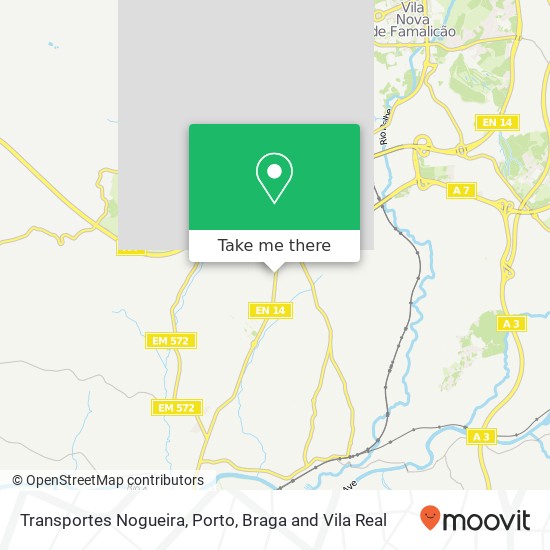 Transportes Nogueira map