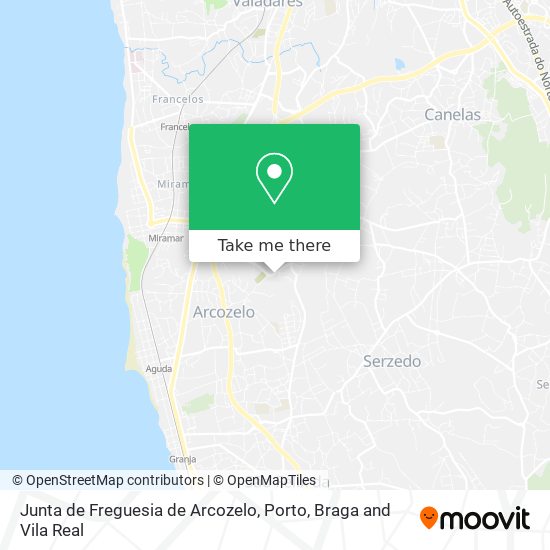 Junta de Freguesia de Arcozelo map
