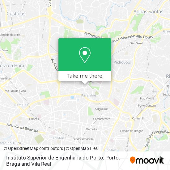 Instituto Superior de Engenharia do Porto map