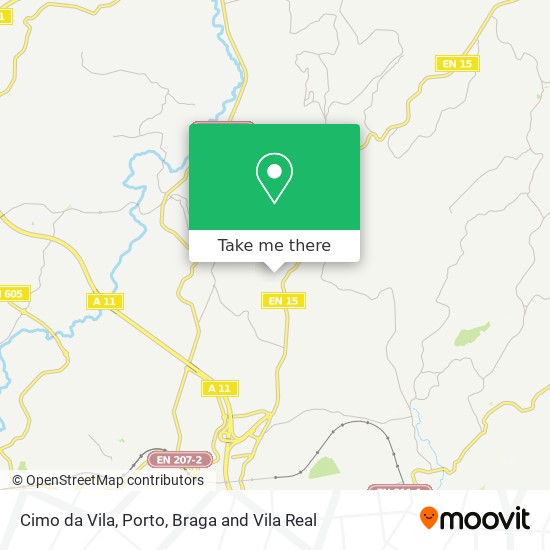 Cimo da Vila map