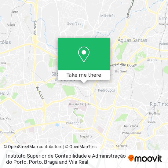 Instituto Superior de Contabilidade e Administração do Porto map