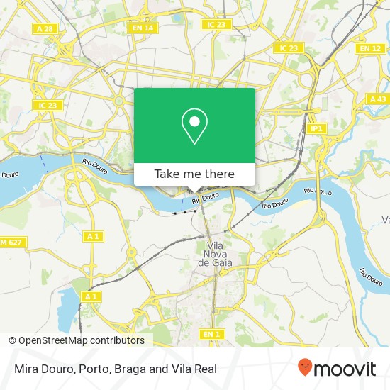 Mira Douro map