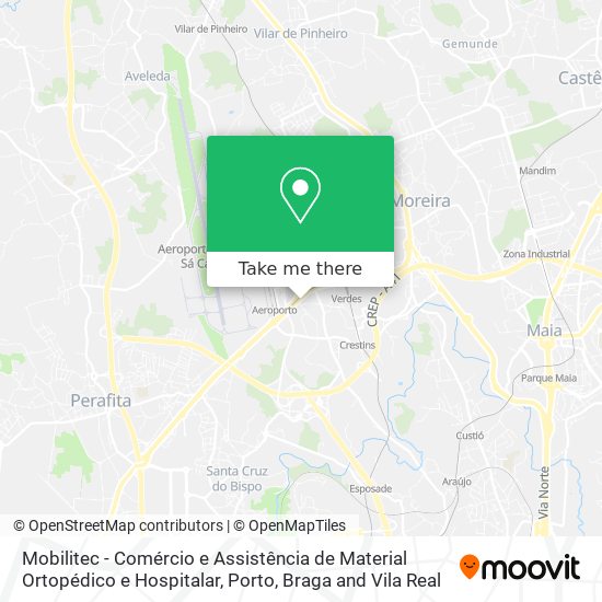 Mobilitec - Comércio e Assistência de Material Ortopédico e Hospitalar map