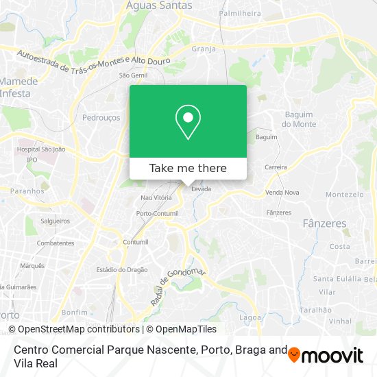 Centro Comercial Parque Nascente map