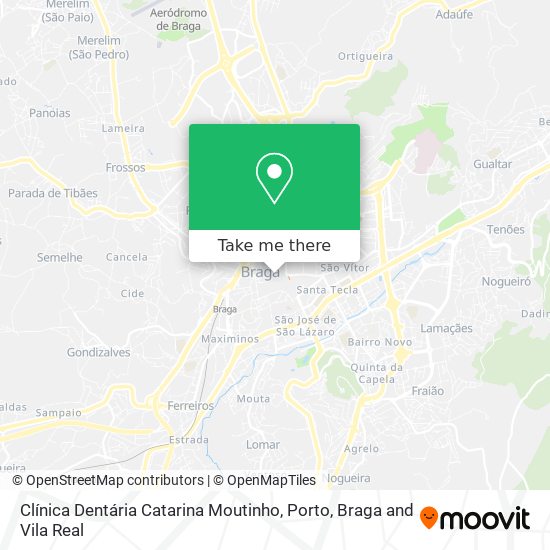 Clínica Dentária Catarina Moutinho mapa