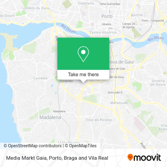 Media Markt Gaia map