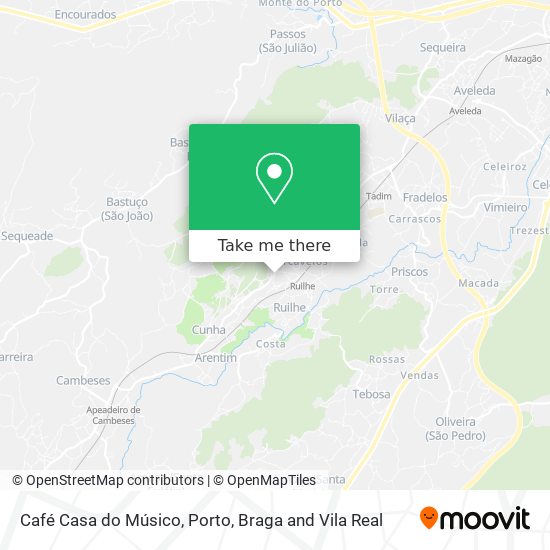 Café Casa do Músico map