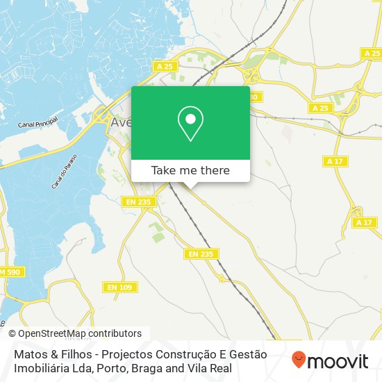 Matos & Filhos - Projectos Construção E Gestão Imobiliária Lda map