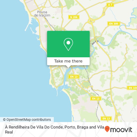 À Rendilheira De Vila Do Conde map