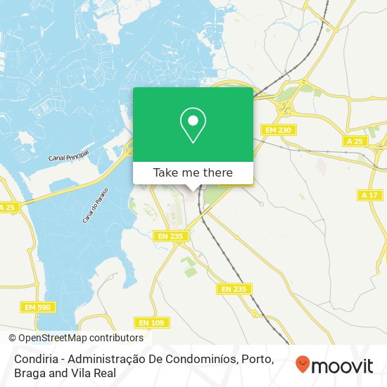 Condiria - Administração De Condominíos map
