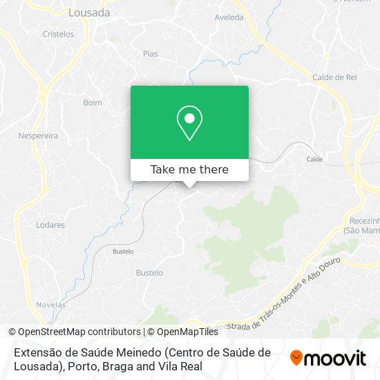 Extensão de Saúde Meinedo (Centro de Saúde de Lousada) map