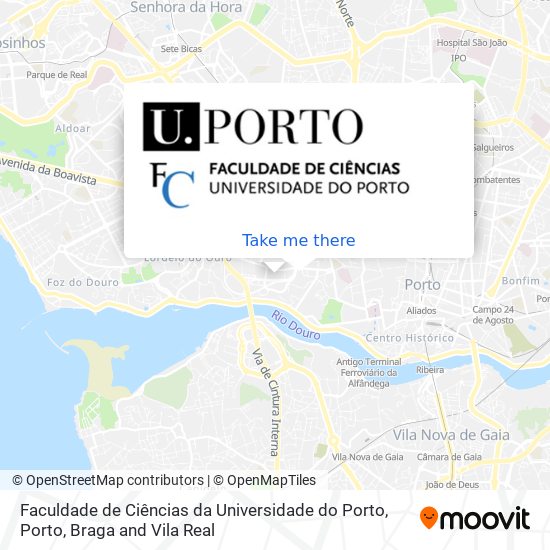 Faculdade de Ciências da Universidade do Porto map