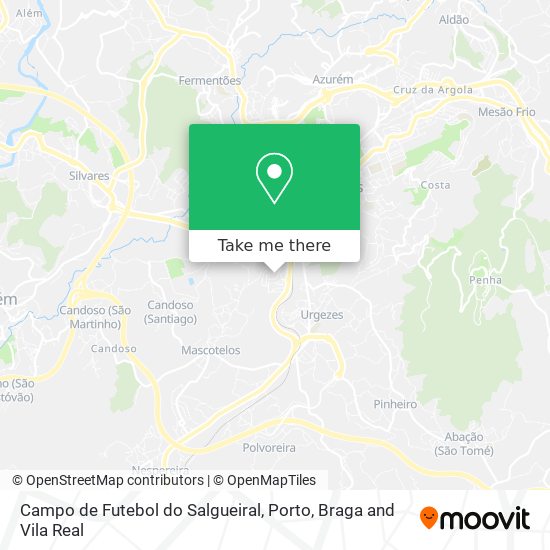 Campo de Futebol do Salgueiral map