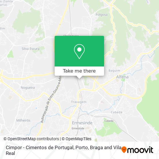 Cimpor - Cimentos de Portugal map