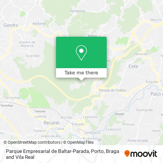 Parque Empresarial de Baltar-Parada map