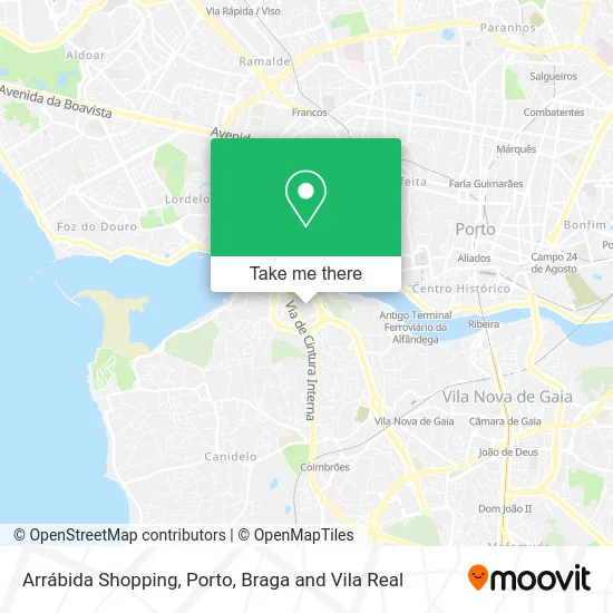 Arrábida Shopping map