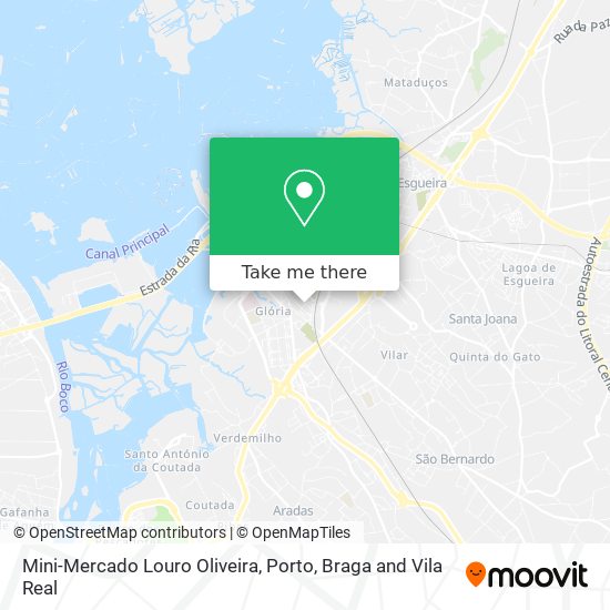 Mini-Mercado Louro Oliveira map