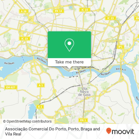 Associação Comercial Do Porto map