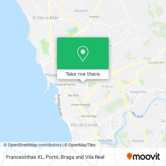 Francesinhas XL mapa