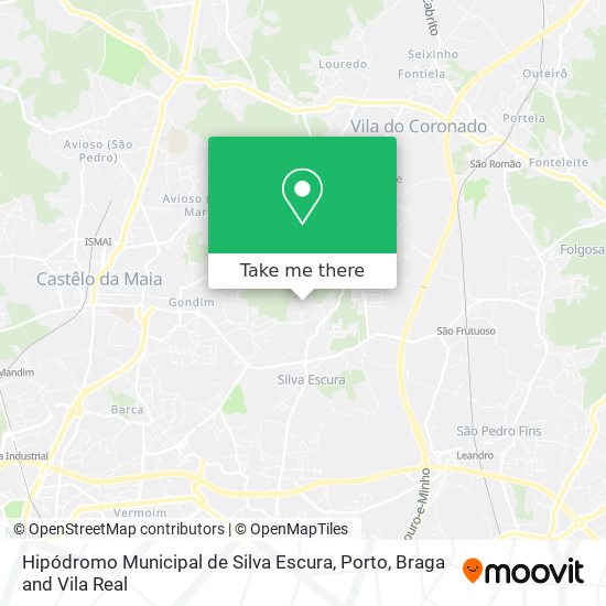 Hipódromo Municipal de Silva Escura map