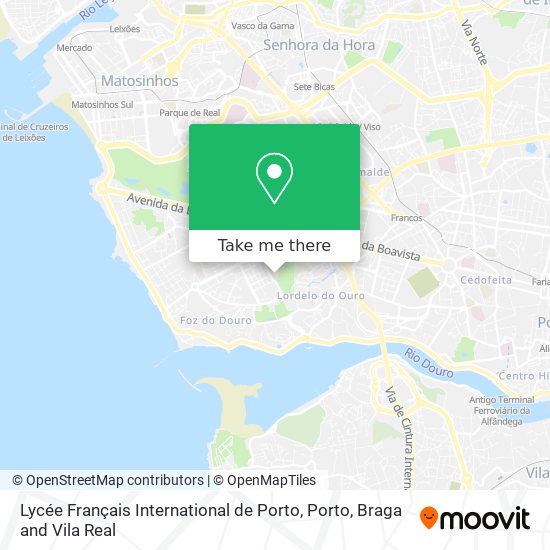 Lycée Français International de Porto map