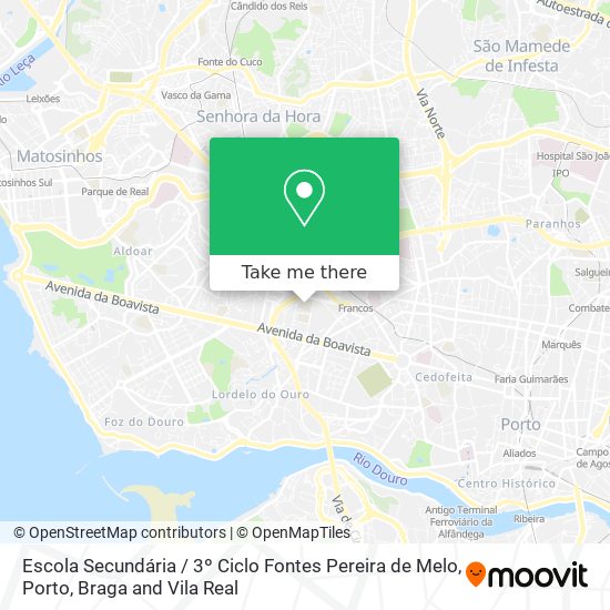 Escola Secundária / 3º Ciclo Fontes Pereira de Melo map