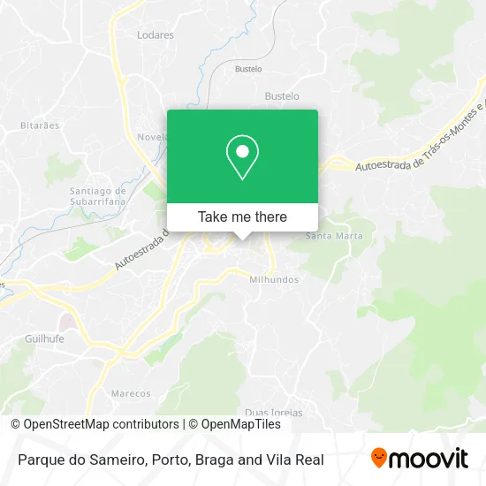 Parque do Sameiro map
