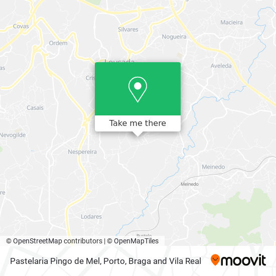 Pastelaria Pingo de Mel map