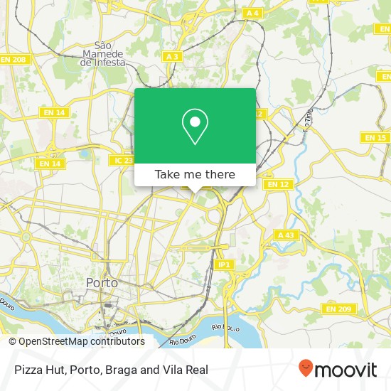 Pizza Hut mapa