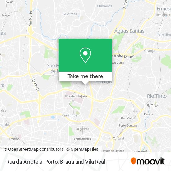 Rua da Arroteia map