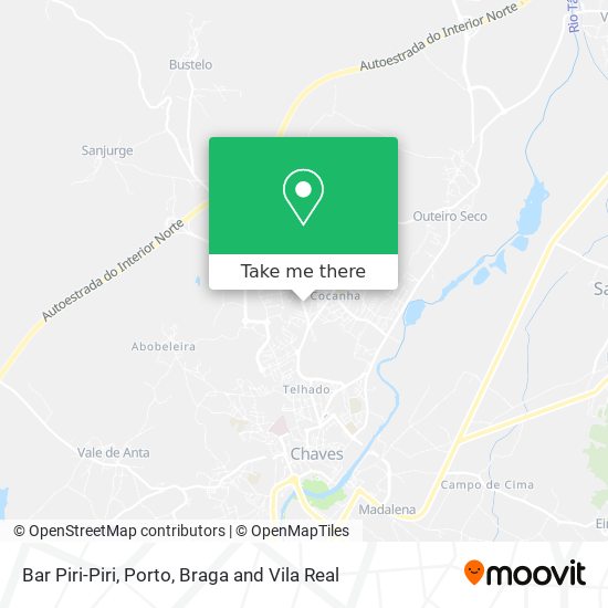 Bar Piri-Piri map