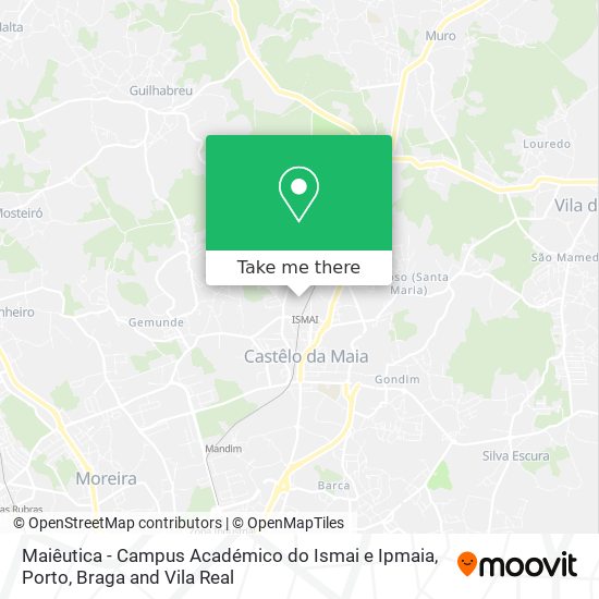 Maiêutica - Campus Académico do Ismai e Ipmaia map