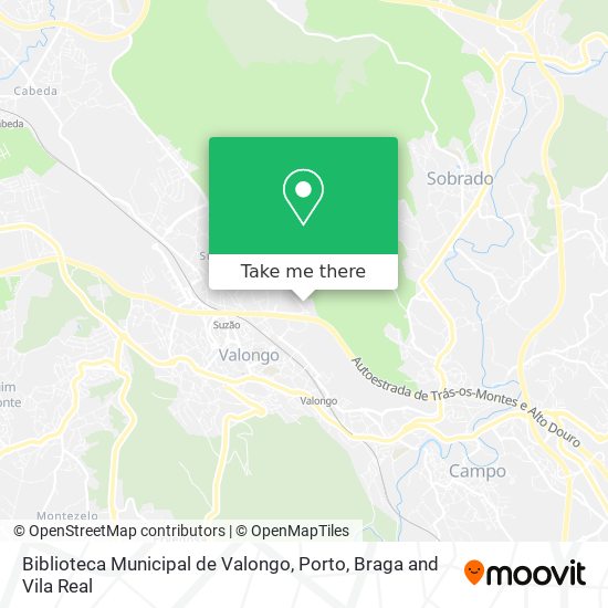 Biblioteca Municipal de Valongo map