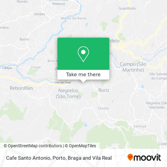 Cafe Santo Antonio map