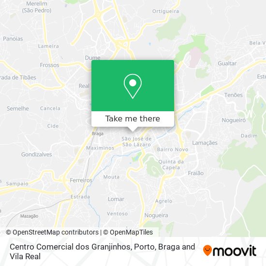 Centro Comercial dos Granjinhos map