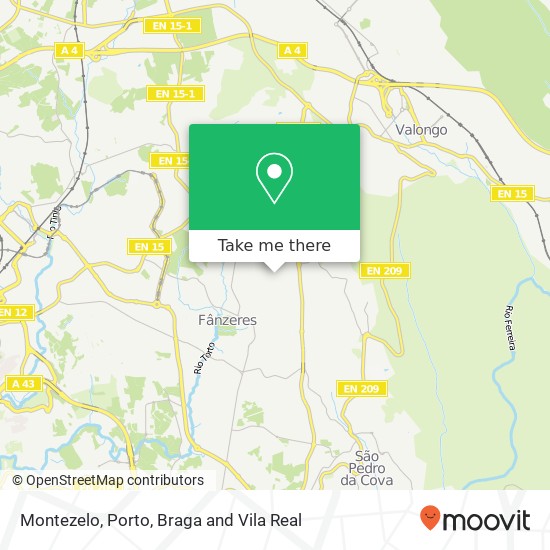 Montezelo map