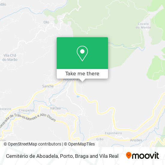 Cemitério de Aboadela map