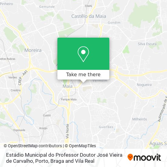Estádio Municipal do Professor Doutor José Vieira de Carvalho map