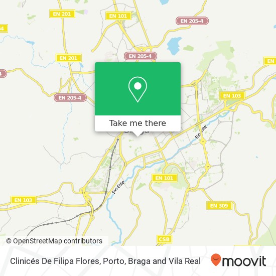 Clinicés De Filipa Flores map