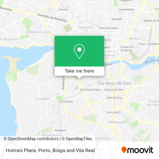 Holmes Place map