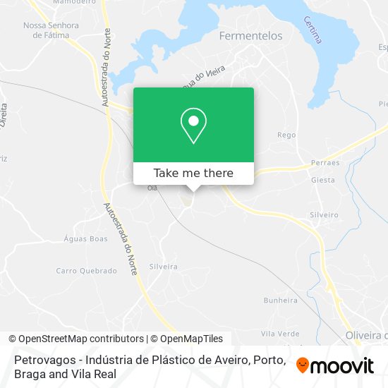 Petrovagos - Indústria de Plástico de Aveiro map