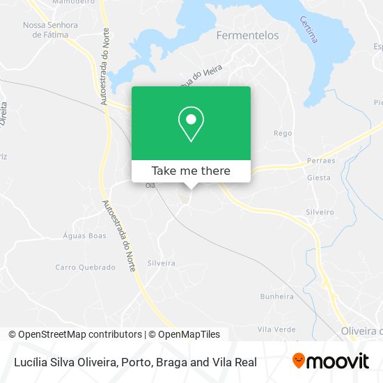 Lucília Silva Oliveira map