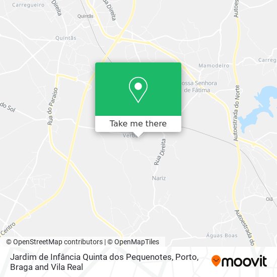 Jardim de Infância Quinta dos Pequenotes map