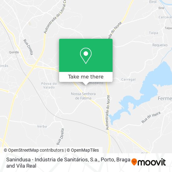 Sanindusa - Indústria de Sanitários, S.a. mapa