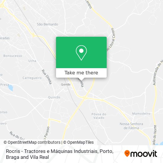 Rocris - Tractores e Máquinas Industriais mapa